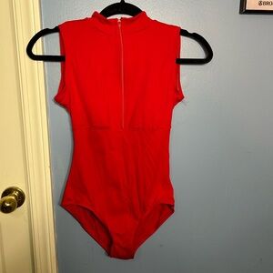 Baltogs Zipper Leotard with Cool Back